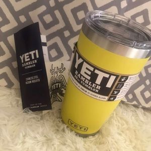 Yellow Yeti 20oz Tumbler